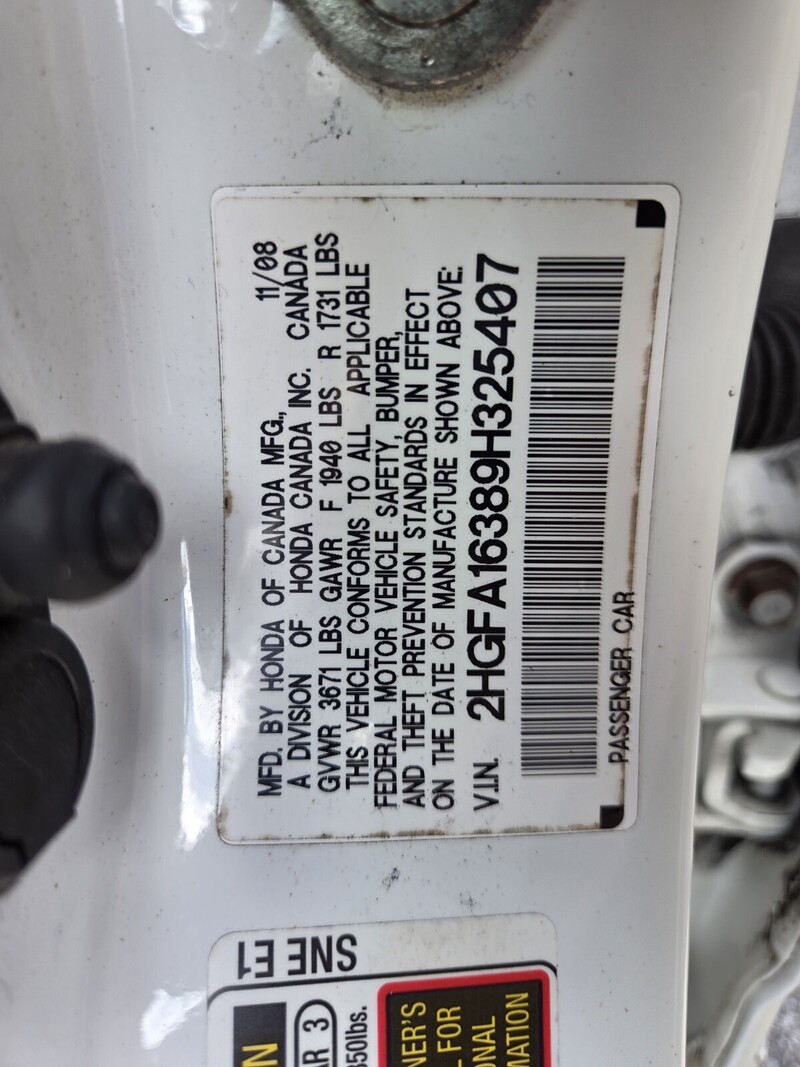 Used 2009 Honda Civic DX-VP in FT. PIERCE, FLORIDA