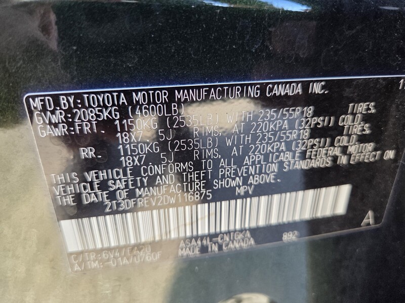 Used 2013 TOYOTA RAV4 LIMITED in FT. PIERCE, FLORIDA