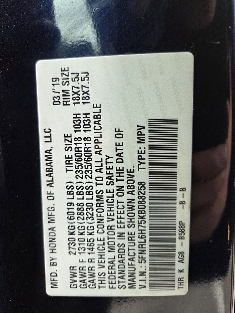 Used 2019 Honda Odyssey EX-L in FT. PIERCE, FLORIDA