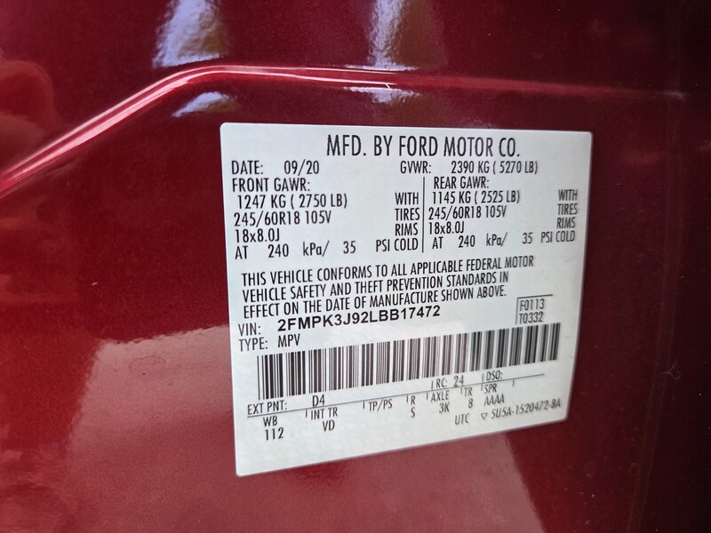 Used 2020 FORD EDGE SEL in FT. PIERCE, FLORIDA