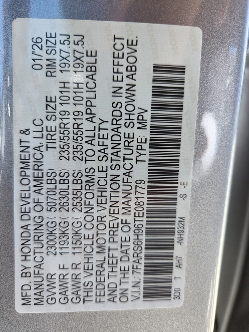 Used 2026 Honda CR-V Hybrid SPORT TOURING in FT. PIERCE, FLORIDA