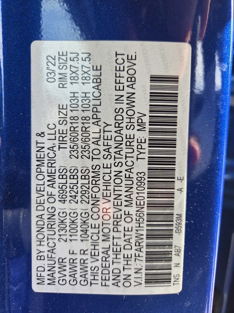 Used 2022 Honda CR-V EX in FT. PIERCE, FLORIDA