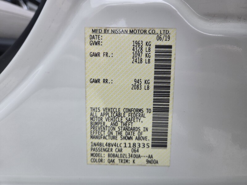 Used 2020 NISSAN ALTIMA 2.5 S in FT. PIERCE, FLORIDA