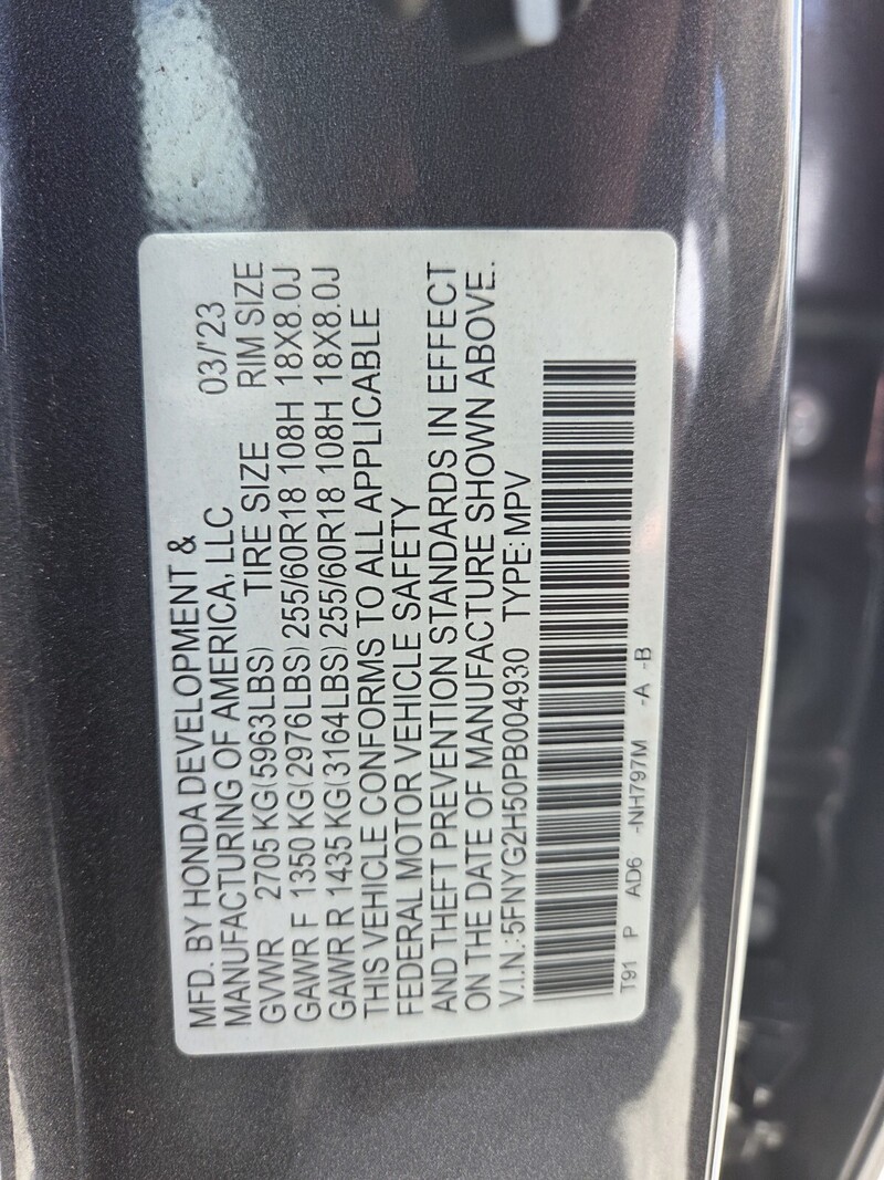 Used 2023 Honda Pilot EX-L 7 PASSENGER in FT. PIERCE, FLORIDA