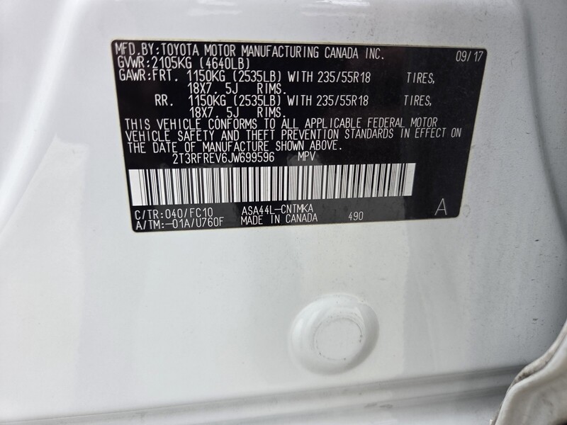 Used 2018 TOYOTA RAV4 ADVENTURE in FT. PIERCE, FLORIDA