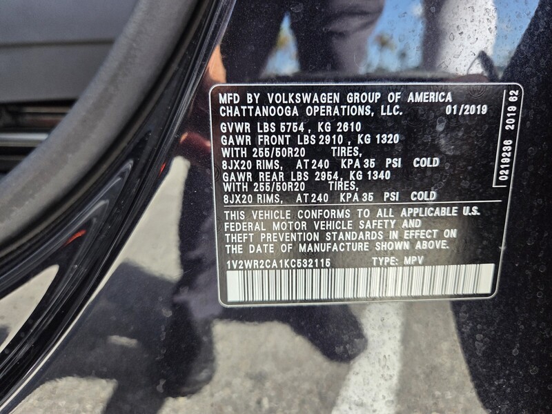 Used 2019 Volkswagen Atlas 3.6L V6 SE W/TECHNOLOGY in FT. PIERCE, FLORIDA