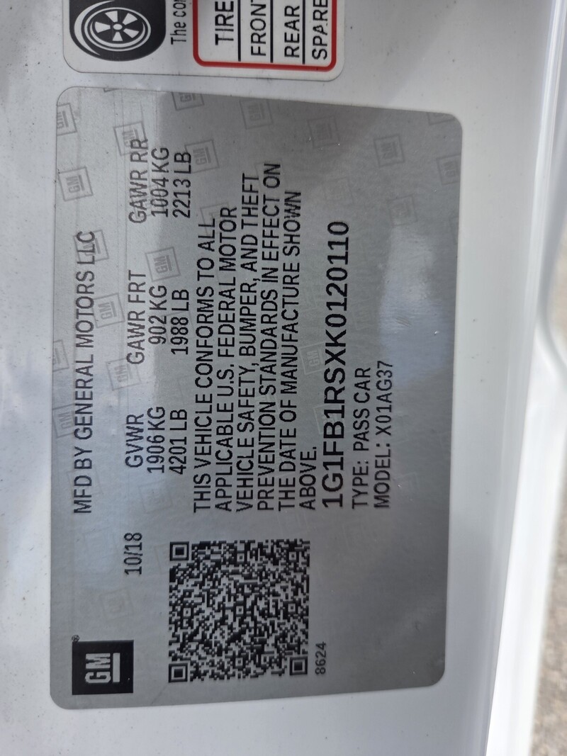 Used 2019 CHEVROLET CAMARO 1LT in FT. PIERCE, FLORIDA