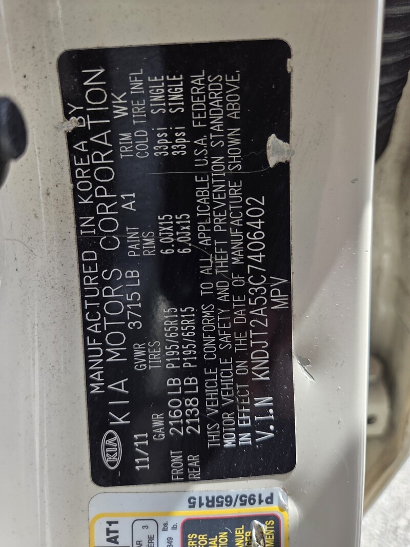 Used 2012 KIA SOUL BASE in FT. PIERCE, FLORIDA