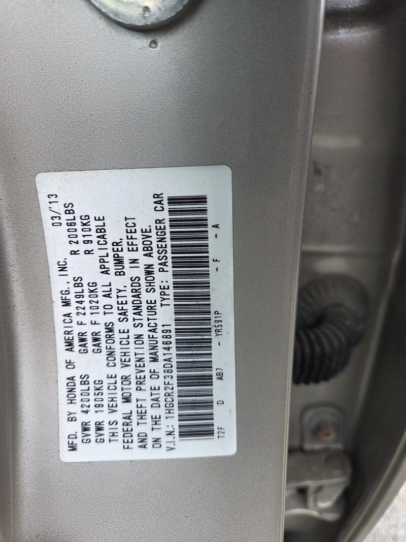 Used 2013 Honda Accord LX in FT. PIERCE, FLORIDA
