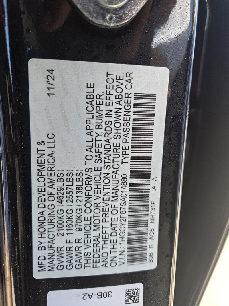 Used 2025 Honda Accord Hybrid TOURING in FT. PIERCE, FLORIDA