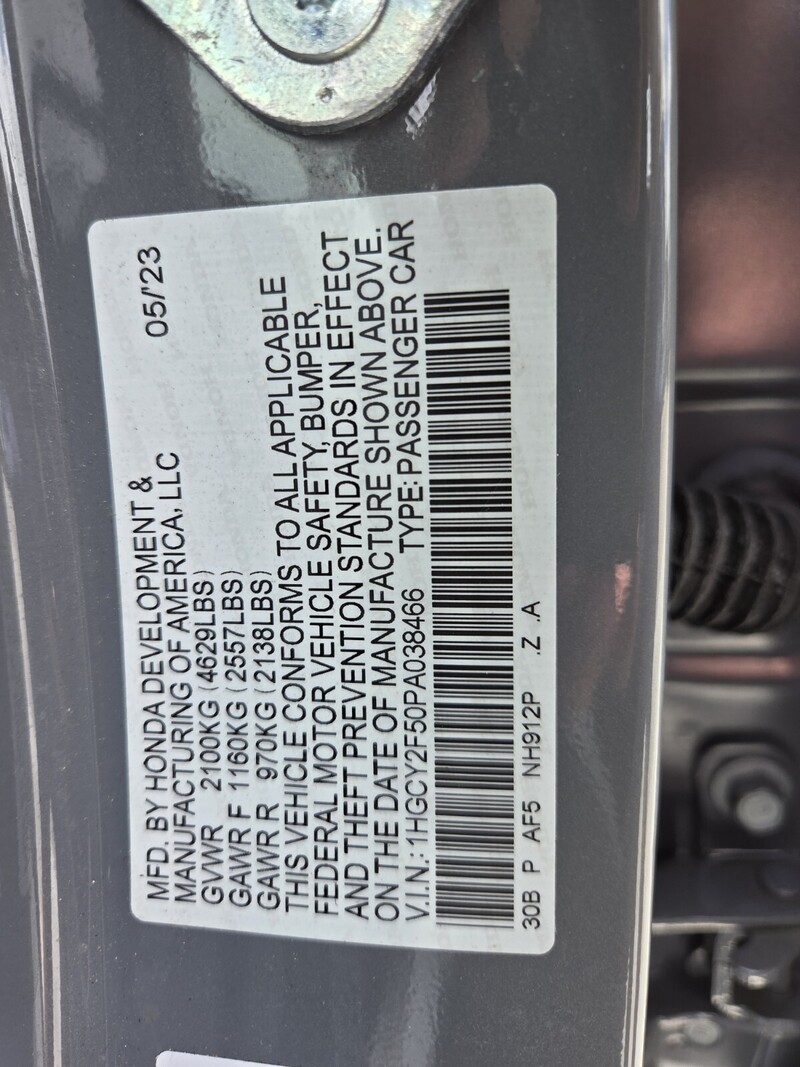 Used 2023 Honda Accord Hybrid SPORT in FT. PIERCE, FLORIDA