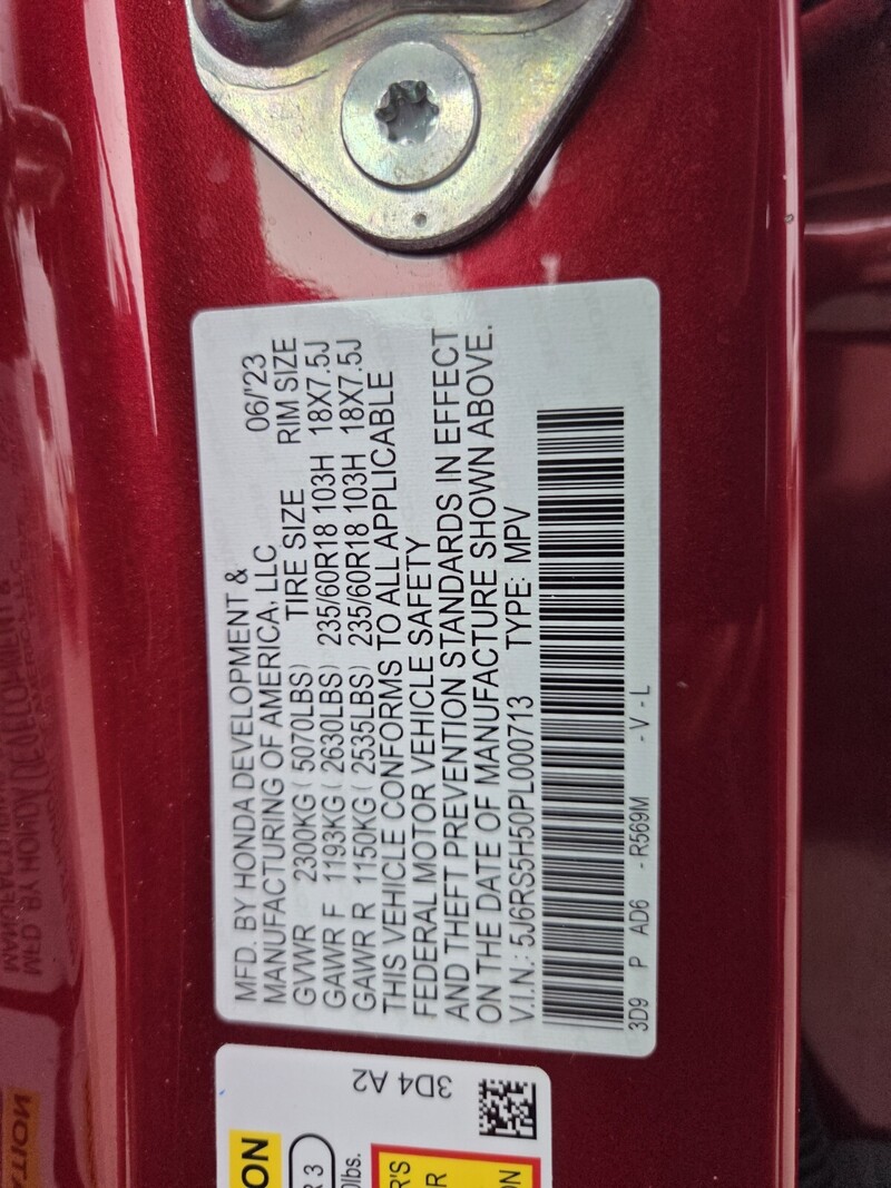 Used 2023 Honda CR-V Hybrid SPORT in FT. PIERCE, FLORIDA