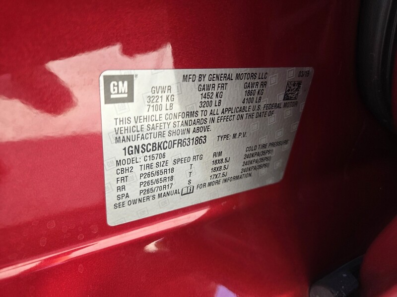 Used 2015 CHEVROLET TAHOE LT in FT. PIERCE, FLORIDA