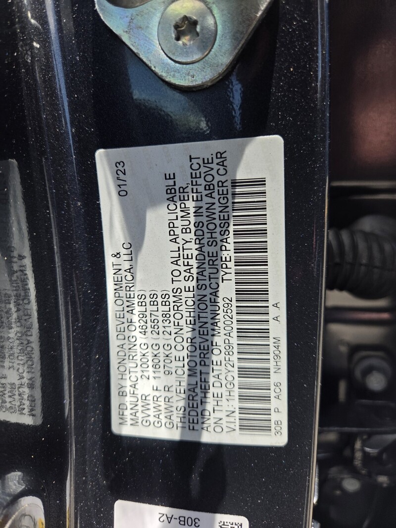 Used 2023 Honda Accord Hybrid TOURING in FT. PIERCE, FLORIDA