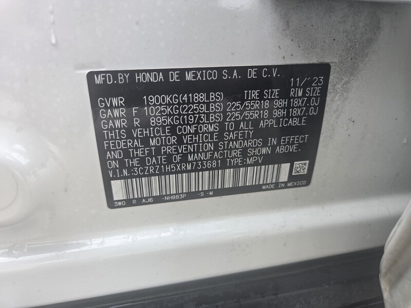 Used 2024 Honda HR-V SPORT in FT. PIERCE, FLORIDA