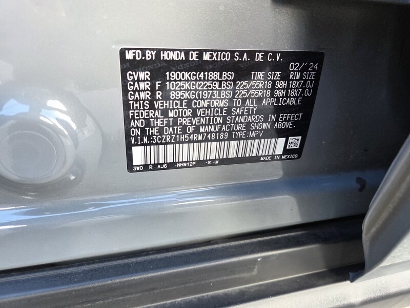 Used 2024 Honda HR-V SPORT in FT. PIERCE, FLORIDA