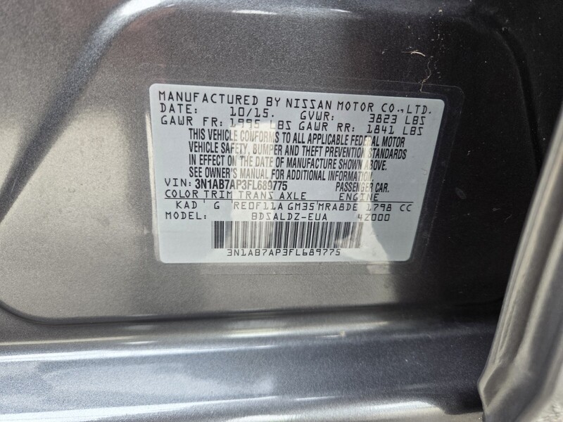 Used 2015 NISSAN SENTRA SV in FT. PIERCE, FLORIDA