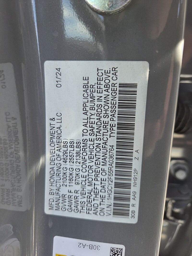 Used 2024 Honda Accord Hybrid SPORT in FT. PIERCE, FLORIDA