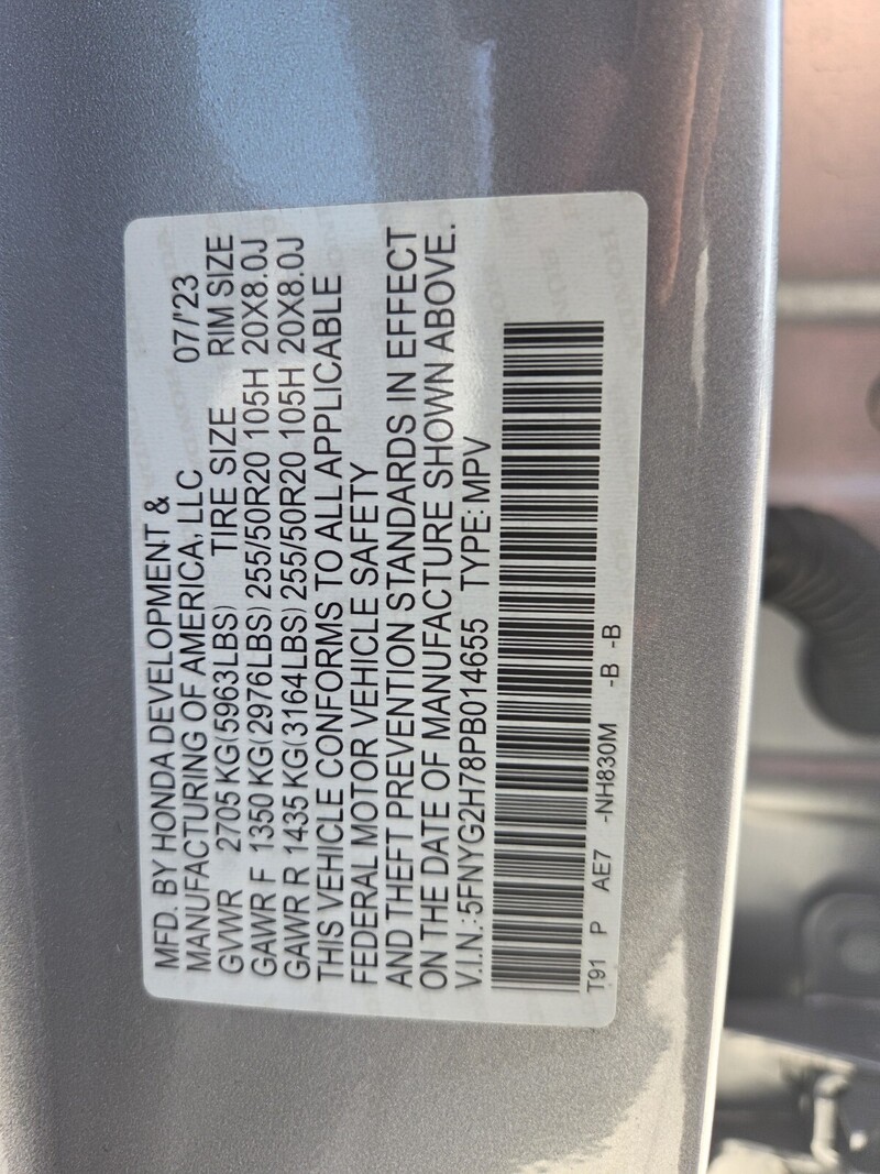 Used 2023 Honda Pilot TOURING in FT. PIERCE, FLORIDA