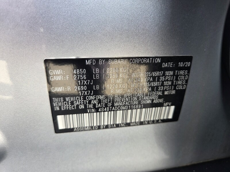 Used 2021 SUBARU OUTBACK PREMIUM in FT. PIERCE, FLORIDA