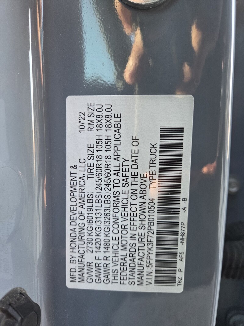Used 2023 Honda Ridgeline RTL-E in FT. PIERCE, FLORIDA