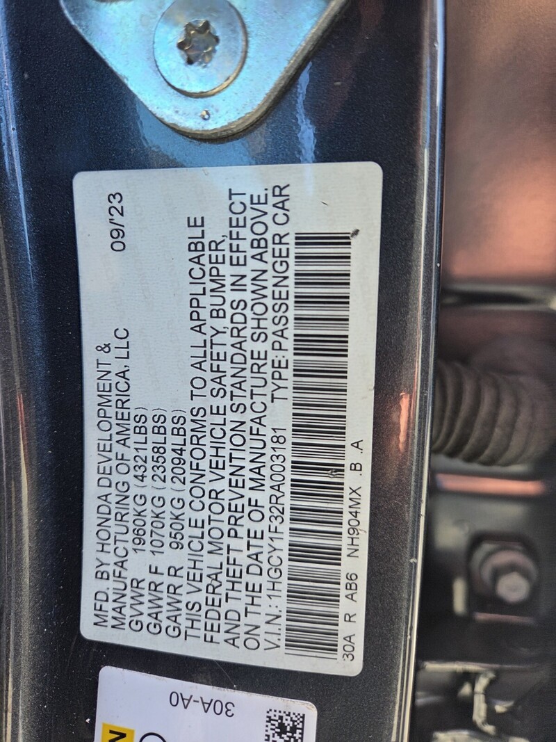 Used 2024 Honda Accord Sedan EX in FT. PIERCE, FLORIDA
