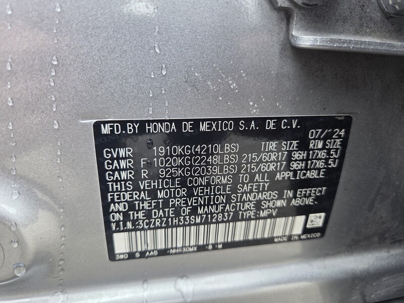 Used 2025 Honda HR-V LX in FT. PIERCE, FLORIDA