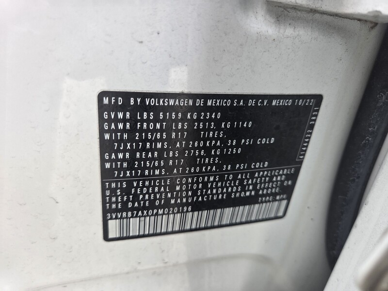 Used 2023 Volkswagen Tiguan S in FT. PIERCE, FLORIDA