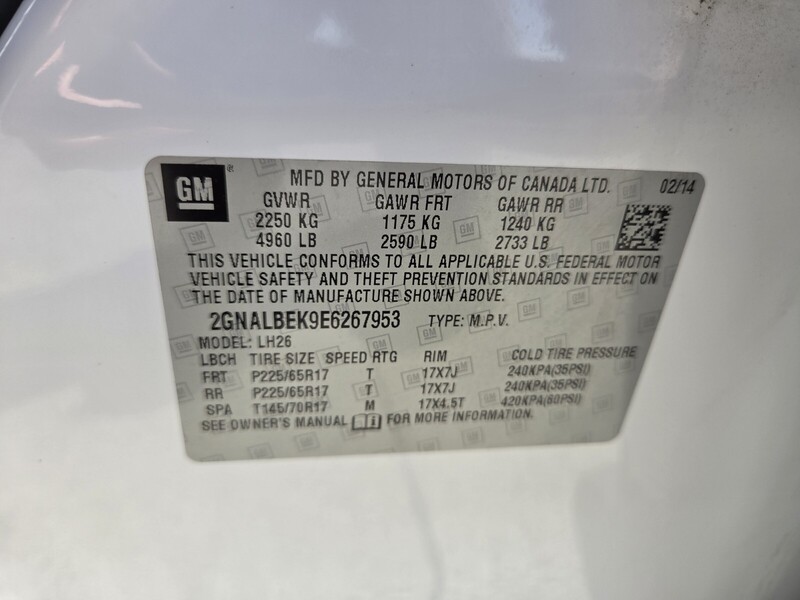 Used 2014 CHEVROLET EQUINOX LT in FT. PIERCE, FLORIDA