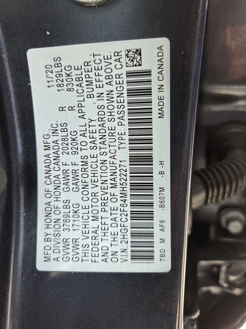 Used 2021 Honda Civic LX in FT. PIERCE, FLORIDA
