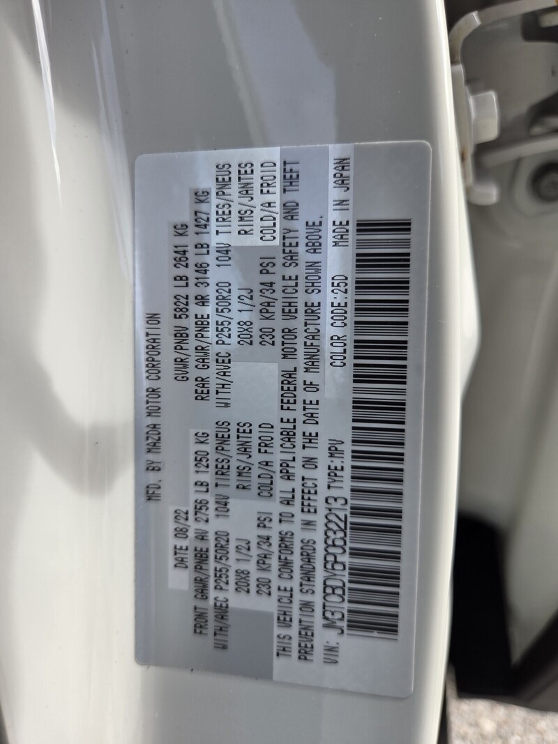 Used 2023 MAZDA CX-9 GRAND TOURING in FT. PIERCE, FLORIDA