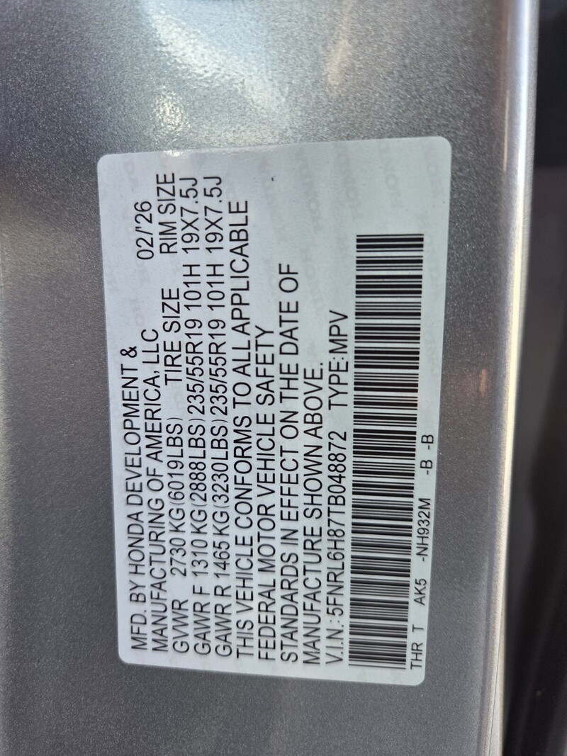 Used 2026 Honda Odyssey TOURING in FT. PIERCE, FLORIDA