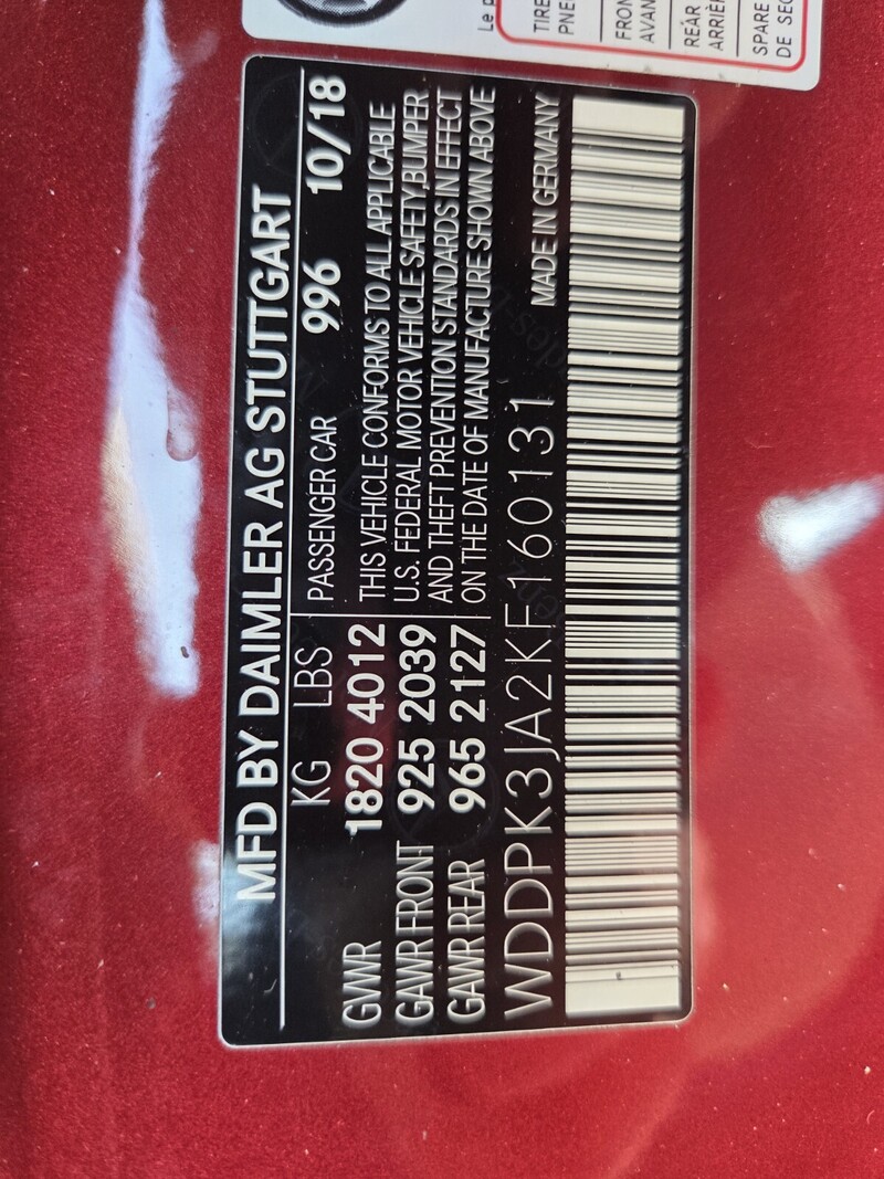 Used 2019 MERCEDES-BENZ SLC SLC 300 in FT. PIERCE, FLORIDA