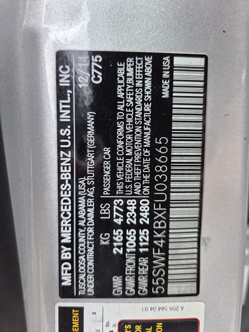 Used 2015 MERCEDES-BENZ C-CLASS C 300 in FT. PIERCE, FLORIDA