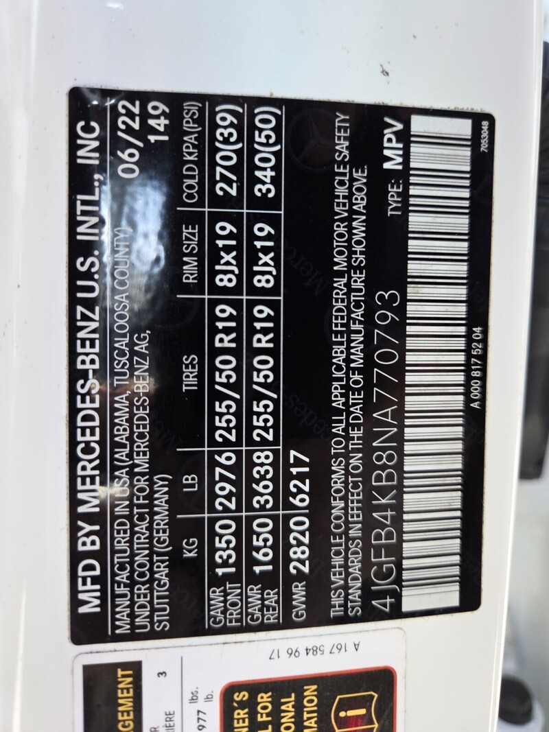 Used 2022 MERCEDES-BENZ GLE GLE 350 in FT. PIERCE, FLORIDA