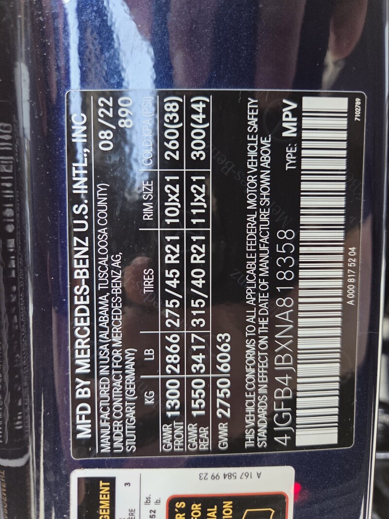 Used 2022 MERCEDES-BENZ GLE GLE 350 in FT. PIERCE, FLORIDA