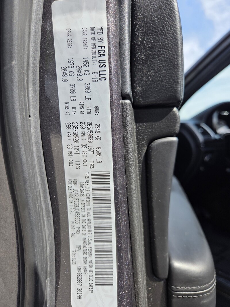 Used 2018 JEEP GRAND CHEROKEE OVERLAND in FT. PIERCE, FLORIDA