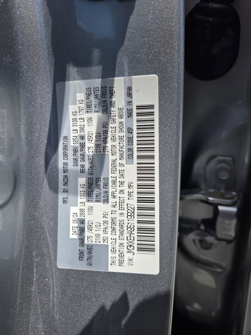Used 2025 MAZDA CX-90 PHEV PREMIUM PLUS PACKAGE in FT. PIERCE, FLORIDA