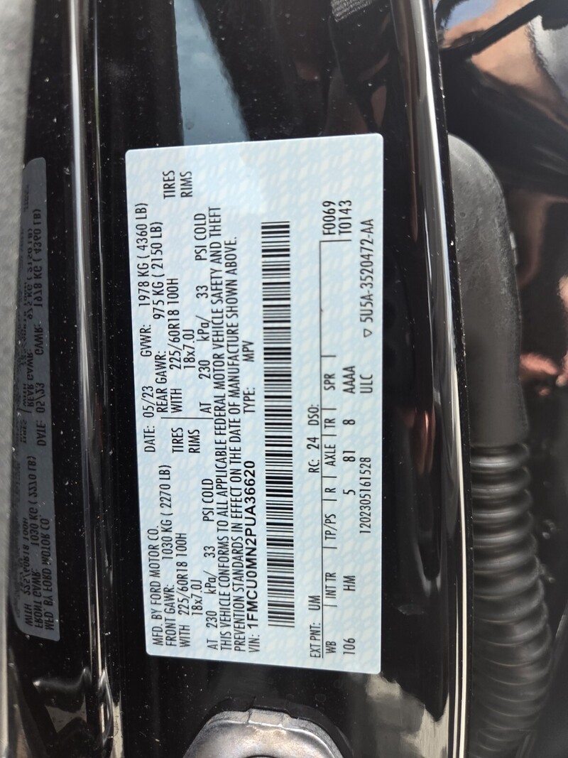Used 2023 FORD ESCAPE ST-LINE in FT. PIERCE, FLORIDA