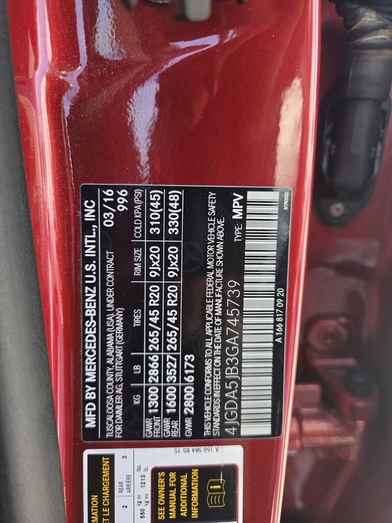 Used 2016 MERCEDES-BENZ GLE GLE 350 in FT. PIERCE, FLORIDA