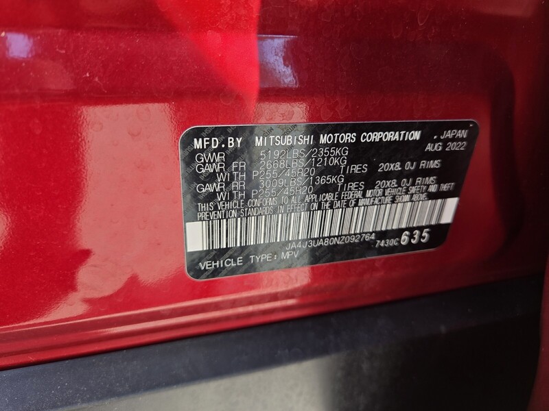 Used 2022 MITSUBISHI OUTLANDER SE in FT. PIERCE, FLORIDA