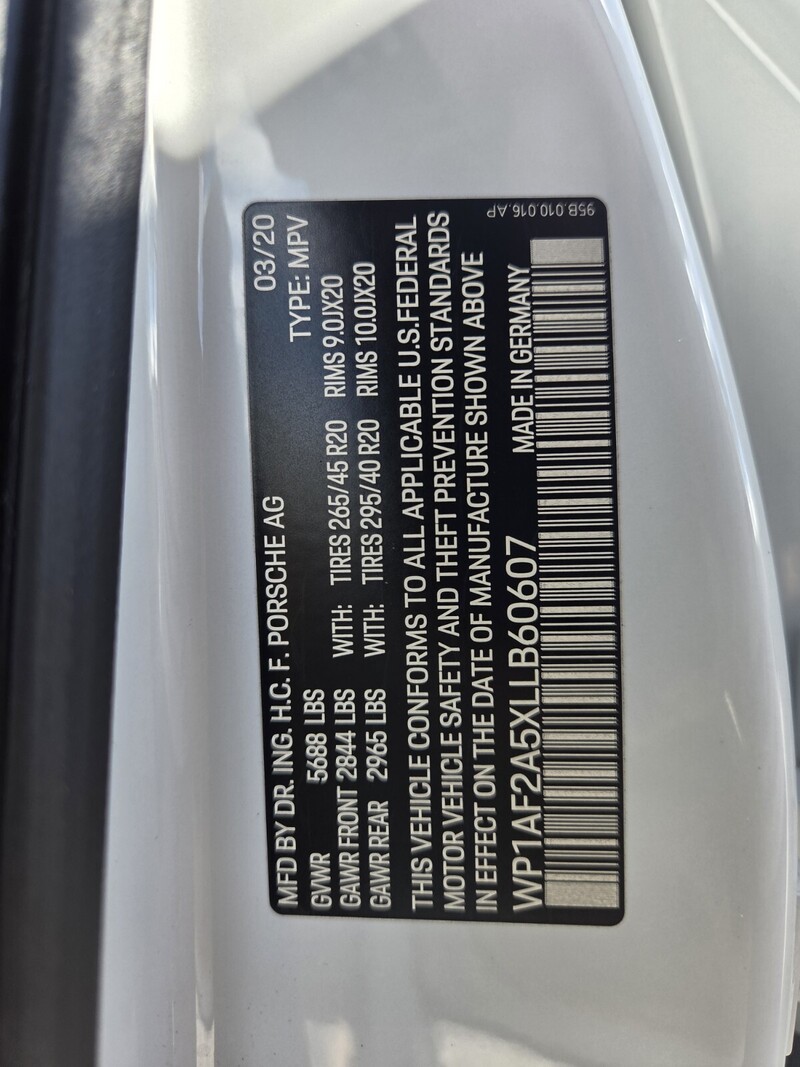 Used 2020 PORSCHE MACAN TURBO in FT. PIERCE, FLORIDA