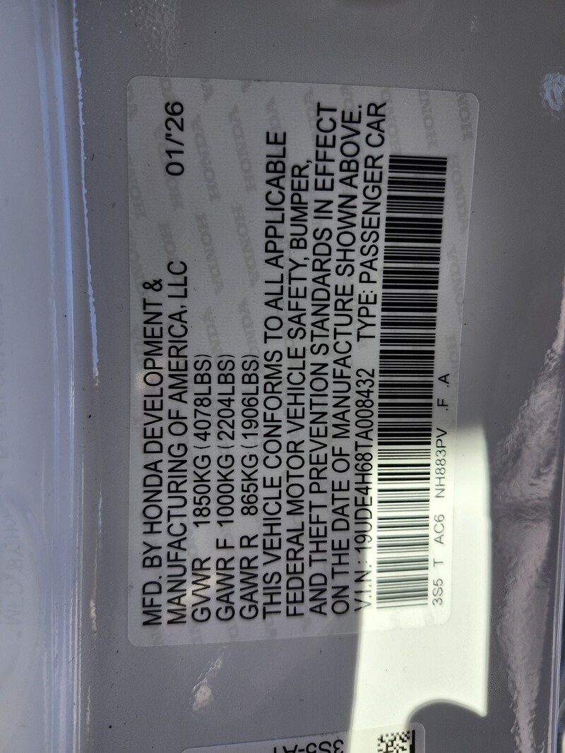 New 2026 ACURA INTEGRA CVT W/A-SPEC TECHNOLOGY PACKAGE in FT. PIERCE, FLORIDA