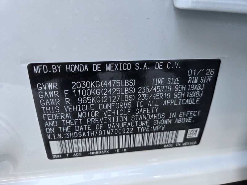 New 2026 ACURA ADX FWD W/A-SPEC ADVANCE PACKAGE in FT. PIERCE, FLORIDA