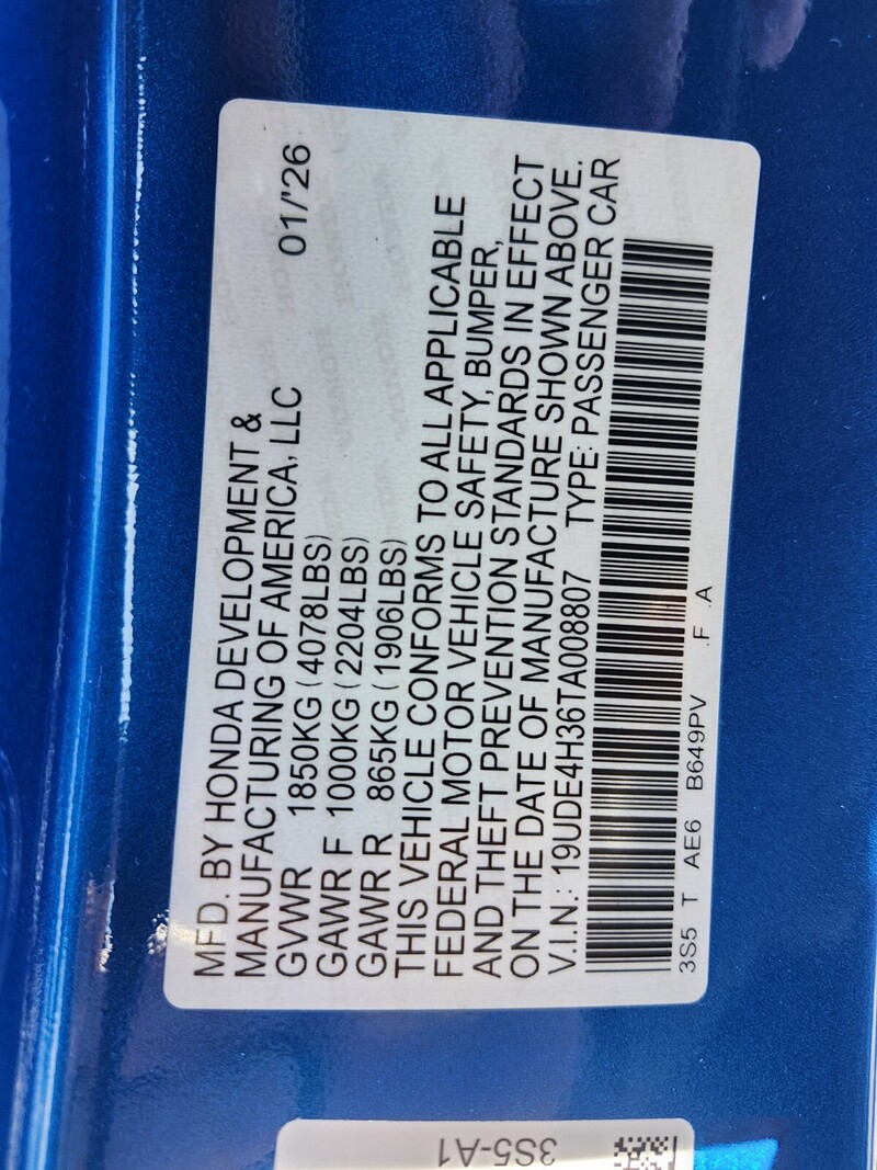 New 2026 ACURA INTEGRA CVT W/A-SPEC PACKAGE in FT. PIERCE, FLORIDA