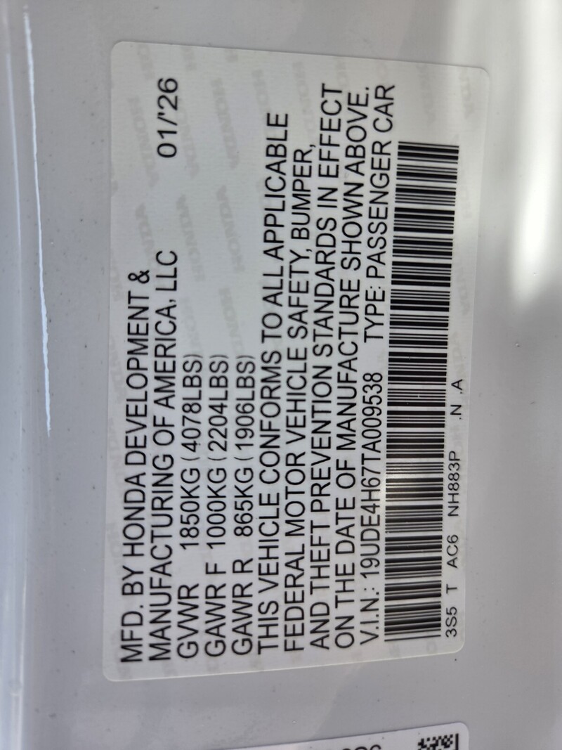 New 2026 ACURA INTEGRA CVT W/A-SPEC TECHNOLOGY PACKAGE in FT. PIERCE, FLORIDA