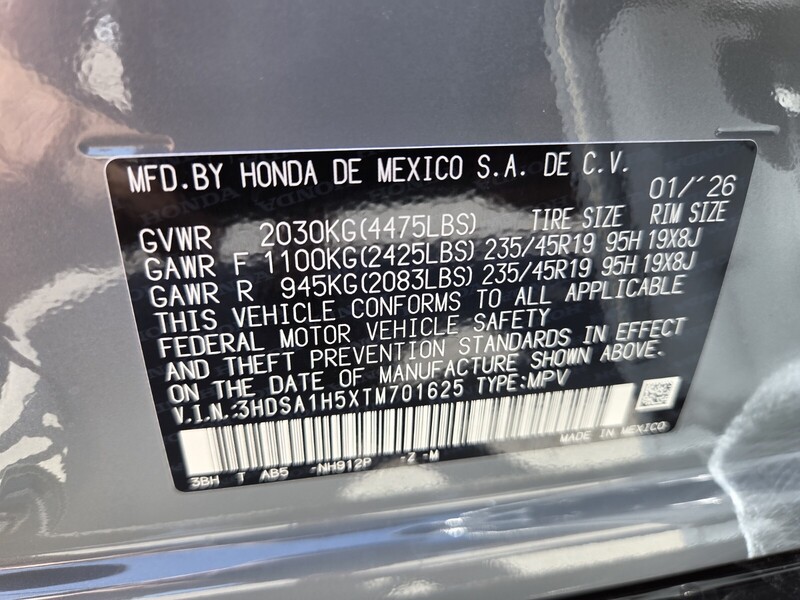 New 2026 ACURA ADX FWD W/A-SPEC PACKAGE in FT. PIERCE, FLORIDA