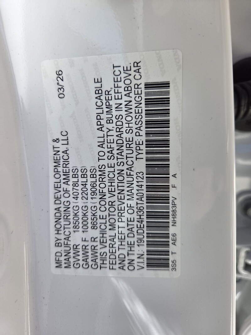 New 2026 ACURA INTEGRA CVT W/A-SPEC PACKAGE in FT. PIERCE, FLORIDA