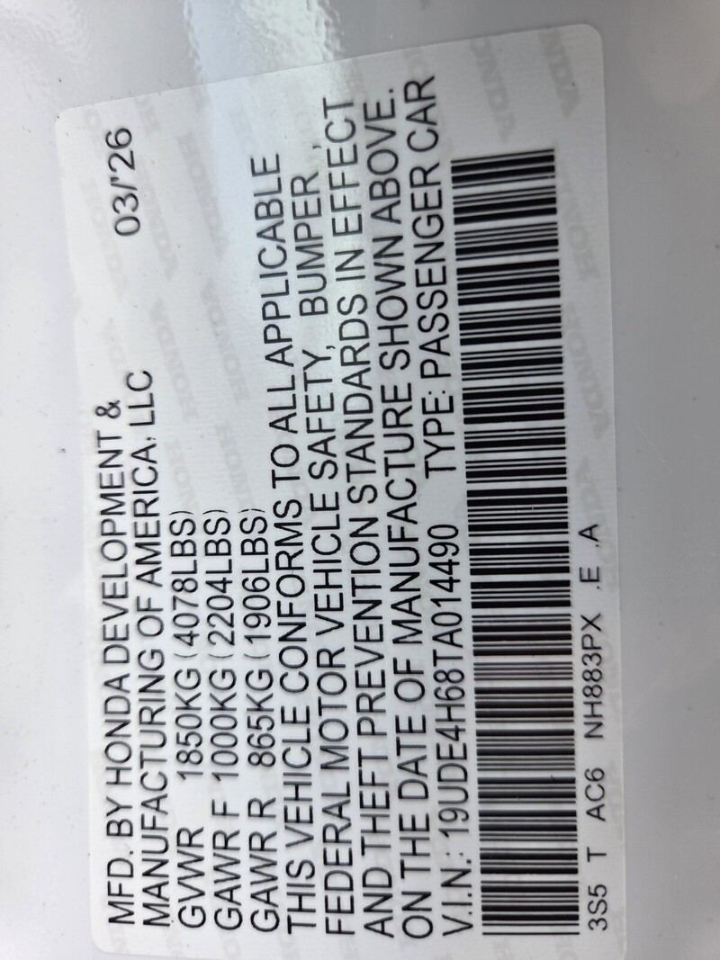 New 2026 ACURA INTEGRA CVT W/A-SPEC TECHNOLOGY PACKAGE in FT. PIERCE, FLORIDA