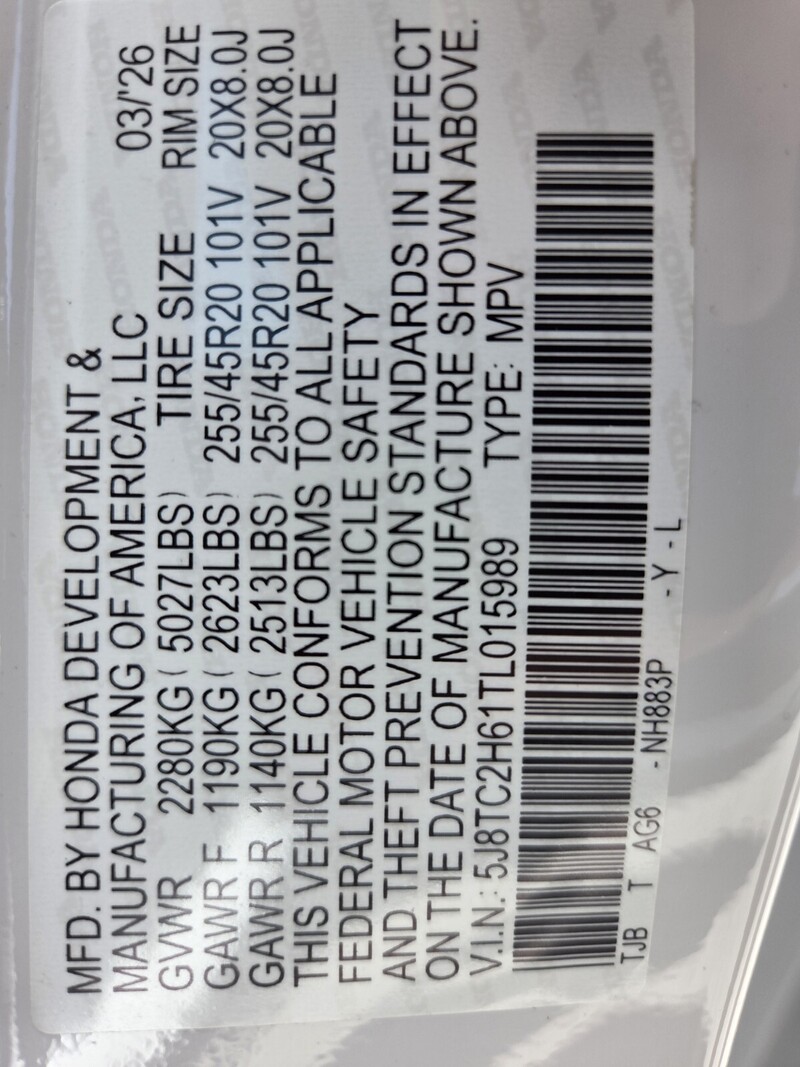 New 2026 ACURA RDX SH-AWD W/A-SPEC PACKAGE in FT. PIERCE, FLORIDA